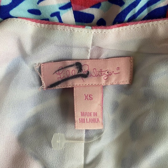 Lilly Pulitzer Harbor Tunic Dress She She Shells Starfish Holy Grail XS - Picture 3 of 4